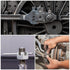 uxcell 3/4-16 6.8 2Pcs UNF Hexagon Slotted Nut, Grade Zinc-Plated Carbon Steel Hex Nuts Good for Machinery Repairing