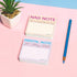 Knock Knock Mental Note to Do Sticky Note Pad, 1-Count, 3 x 3-inches, 100 Sheets (Pastel Edition)