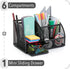 Mr. Pen- Mesh Desk Organizer, Black, Pen Holders Organizers, Desk Pencil Organizer, Pen /Pencil Holder, Pen Organizer for Desk by Mr. Pen