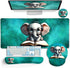 Desk Mat Desk Pad, Large Gaming Mouse Pad with Wrist Rest, Cute Elephant Home Office Decor