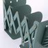 Metal Iron Adjustable Book Ends, Heavy Duty Book Holder, Nonskid Desktop Book Organizer for Binder Holder (Green)