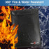 3 Pack Set FunOwlet Fireproof Waterproof Document Bag Fire and Water Resistant Zipper Storage Organizer & Money Safe