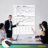 Large 36"x48" Quarterly White Board Calendar, Dry Erase Wall Calendar for 3 Month Planning with Markers and Eraser