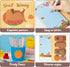 Capybara Sticky Notes Set - 550 Sheets, Don’t Worry Be Capy Self-Stick Notes Pads, Cute Animal Writing Memo Pages for