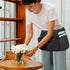 Rexmica Waitress Server Apron with Multiple Pockets, Half Apron with Adjustable Belt for Waitress, Waiter, Women Men