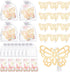 KBDHYY 50Pcs Butterfly Metal Bookmark Wedding Party Favors, Gold Creative Butterfly Bookmarks with