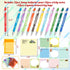 Funny Coworker Gifts, Pens with Inspirational Sayings + Sticky Notes, Work Gift Bulk for Adults, Office Supplies Set