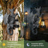 Solar Dragon Decor Tree Hugger Statue | Outdoor Garden Statue with LED Light for Yard, Patio, Balcony | Fantasy Dragon