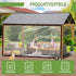 Grommets 8x16Heavy Clear Tarp Waterproof with Duty Clear Plastic Tarp Cover,Clear Vinyl Tarp