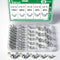 Aienxn 40PCS SAE Wing Nuts Assortment Kit, 5 Sizes- 5/32", 3/16", 1/4", 5/16",