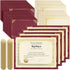 Fainne 100 Sets Certificate Paper Kit Single Sided Awards Holder with Foil Border