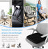 SheRest Office Chair Cushion with Straps, Memory Foam Seat Cushion with Removable Cover, Suitable for Office Chairs