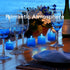 24 Pack LANKER Flameless Led Tea Lights Candles, Flickering Blue Battery Operated Electronic Fake Candles, Decorations