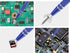 2 Pcs Metal 4 Prongs Grabber Tool, IC Clip Tweezers for Catching IC Chips, Electronic Tiny Components & Jewel, Blue