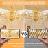 Owilukie Bulbs 4W (40W E12 Bulb 2200k,Dimmable Fixture,Chandelier,6 Pack Chandelier Amber Light Equivalent), Amber