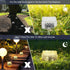 MLKNK 6 Pack Solar Brick Lights-Outdoor Solar Lights for Yard-Solar Brick Landscape Path Light LED Light Brick Garden