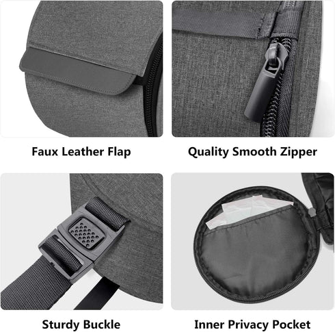 Hanging Toilet Paper Holder, Cat Proof Waterproof Portable Tissue Storage Container for Camping, Bathroom, Kitchen