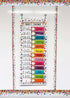 Teacher Created Resources Confetti 14 Pocket Daily Schedule Pocket Chart, 13" x 34"