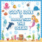 Under The Sea Bulletin Board Set, Ocean Creatures Educational Decorations, Sea Animal Cutouts for Classroom Wall Decor