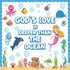 Under The Sea Bulletin Board Set, Ocean Creatures Educational Decorations, Sea Animal Cutouts for Classroom Wall Decor
