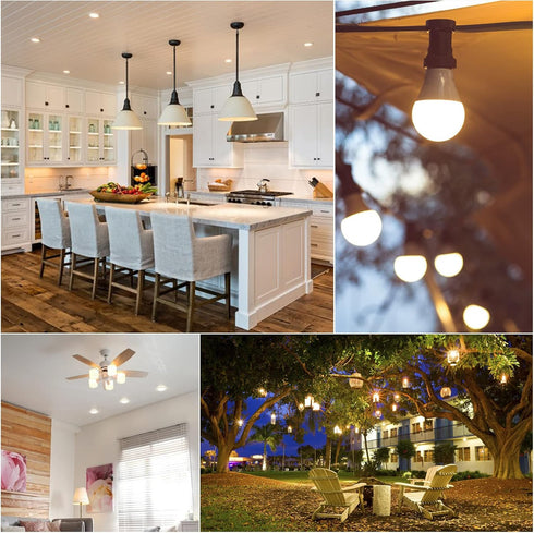 A21 LED Light Bulb, 150-200W Equivalent, 23W LED, 2500 Lumens, 3000K Warm White, 4 Packs