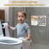 APIILVPQ 10 8x10 A03 Potty Training Chart with Reward Stickers, Potty Chart for Toddlers Boys, Truck Reward Training