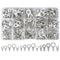 260PCS AWG 22-16 16-14 12-10 Copper Ring Fork Terminals Tin Plated Non-Insulated Electric Wire Connectors