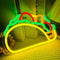 Artlast Tacos Shaped Neon Sign LED Neon Taco Signs for Mexican Food Restaurant