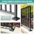 1Pcs Aluminum Post Base Cover 1.5" (1.5" Post/4" Base) for Iron Stair Railings, Black