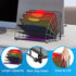 SUPEASY Fan Shaped Desk File Organizer - 6 Compartments for Filing Paper Bills, Letters, Desk Accessories for