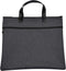 Enyuwlcm Black Waterproof Zipper Document Bag with Handle, Office Organizer Briefcase for Meetings