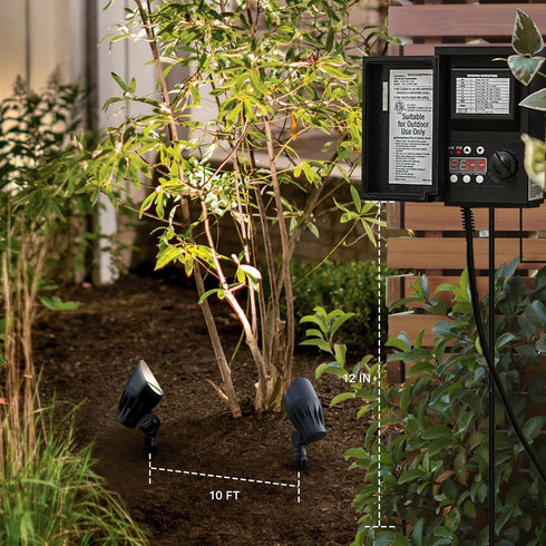 5W 2700K GOODSMANN Low Voltage Spotlights Landscape Lighting LED Outdoor Floodlights Warm White Replaceable LED Outside