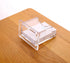 Desk-1 1 YUXUN Acrylic Business Card Holder Slot Tier, Vertical Business Card Holder for Women Men, Business Card