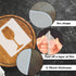 5mm Wine Glass Router Templates, Acrylic Router Inlay Template for Woodworking, Thick Decorative Template (Wine Glass)