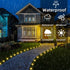 BYIZO 30 LED Solar Ground Lights Outdoor, Waterproof Solar Pathway Lights, LED Landscape Lighting for Garden, Patio