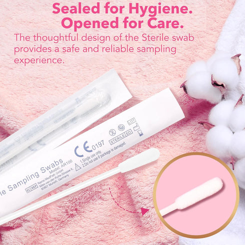 -10 Easy@Home Vaginal pH Test Strips | BV Test Kit at Home for Women | Yeast Infection Test + pH Balance for Women
