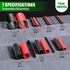 ELECFUN Waterproof Heat Shrink Tubing Kit, 365 pcs, 3:1 Dual Wall Tube for Wires, Marine Grade, 7 Sizes
