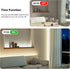 PAUTIX Dimmer Google,14-Key 12-24V 3528/2835/5050/COB RF WiFi Smart Remote for Single Color LED Strip Lights,Compatible