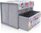 FINEX Foldable Storage Organizer Box for Desk, Gray Mouse with Removable Drawer, Collapsible Design
