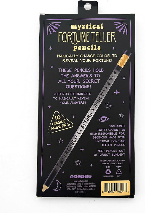 Mystical Fortune Telling Pencils, Color Changing Magic Reveal Pencils, Set of 10