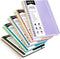 WEMATE 5 Pack Meeting Notebooks with Action Items, 200 Pages, PU Leather Notebook 10" × 7", Color Set 2