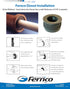 Fernco P22U-205 2-in. Service Weight Cast Iron Hub to 2-in. Sch. 40 PVC Compression Donut, 2-Pack