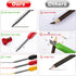 Enhon Mechanical Carpenter Pencils Set with Marker Refills, Carbide Scriber Tool, Built-in Sharpener for Woodworking