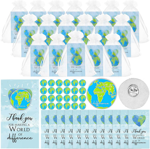 Earth Appreciation Award Pins Gift Coworker Inspirational Pins Earth Brooches Thank You