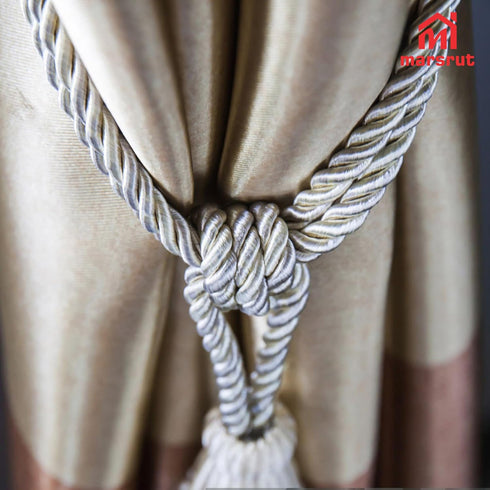 2pcs 32.8 (10m) 0.24 Inch (6mm) Silk Rope, Soft Strong Braided Twisted Japanese Cord Kit, Feet L, Dia, Thread Shiny