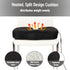 4 Settings Mind Reader Heated Memory Foam Seat Cushion with Air-Cloud Support, Slim Ergonomic Cushion with Heat Timer