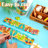Summer Flip Flops Bulletin Board Border, 68.9 Feet with Butterflies Flowers Bee Space for Classroom Chalkboard Decor
