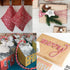 jijAcraft Red and White Twine String, 328 Feet Christmas Bakers Twine for DIY Crafts
