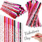 Faccito 204 Pcs Valentine's Day Ballpoint Pens Bulk, Heart Pattern Pens, Valentine's Day Prizes for Boys Girls