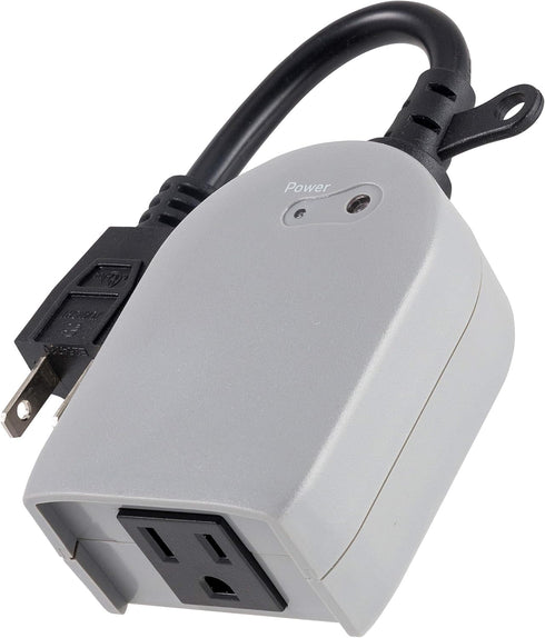 UltraPro Outdoor Outlet Timer, Dusk-to-Dawn Sensor, Single Outlet Light , Simple Automation,